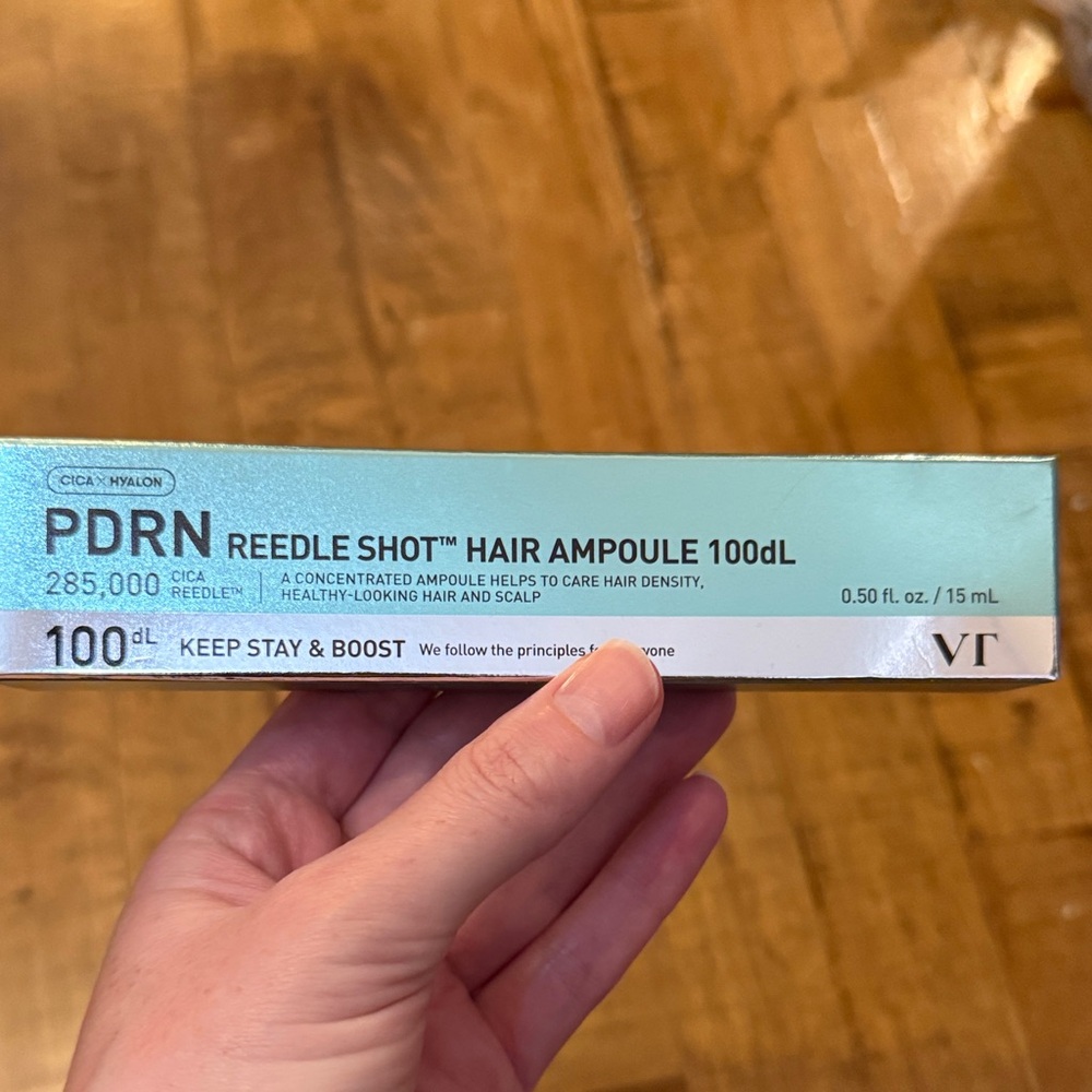 Vt cosmetics pdrn reedle shot hair ampoule NIB